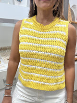 Yellow Knitted Top