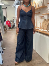 Dark Denim Top & Jeans Set