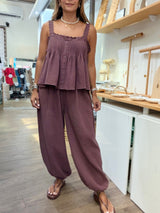 Cinnamon Top & Pant Set