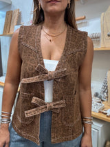 Animal Print Vest/Top