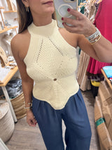 Beige KnittedTop