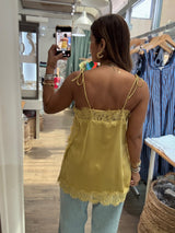 Marigold Lace Detail Top