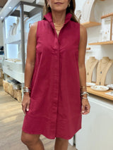 Cranberry Button Down Dress