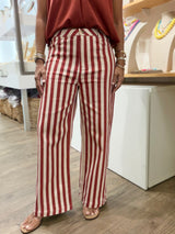 Rust Stripes Pant