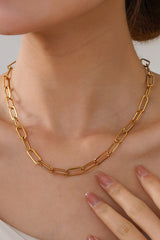 Stainless Steel Chain Necklaces (8 styles available)