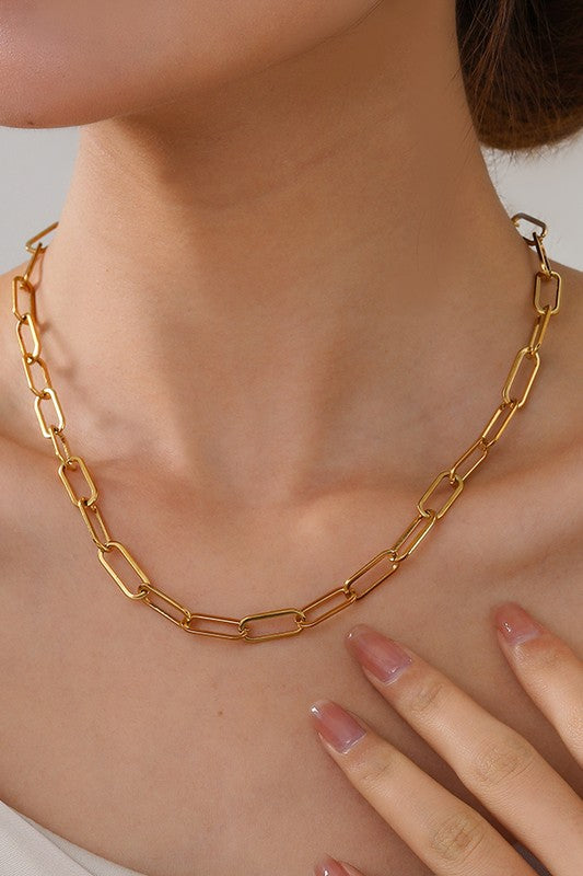 Stainless Steel Chain Necklaces (8 styles available)