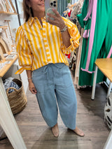 Yellow & Gold Stripes