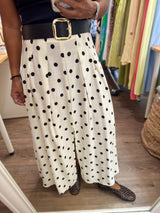 Polka Dots Skirt w/Belt
