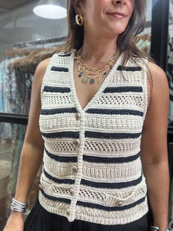 Stripes Knitted Top