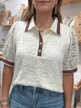 White Lace Top