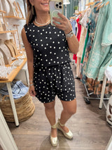 Polka Dots Top & Shorts Set
