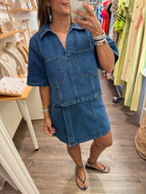Dark Denim Top & Skort Set