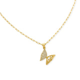 Mama Butterfly Necklace (CR)