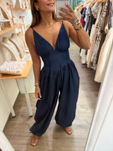 Dark Denim Jumpsuit