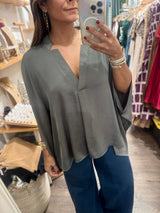 Grey Tunic Top