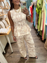 Animal Print Top & Pants Set