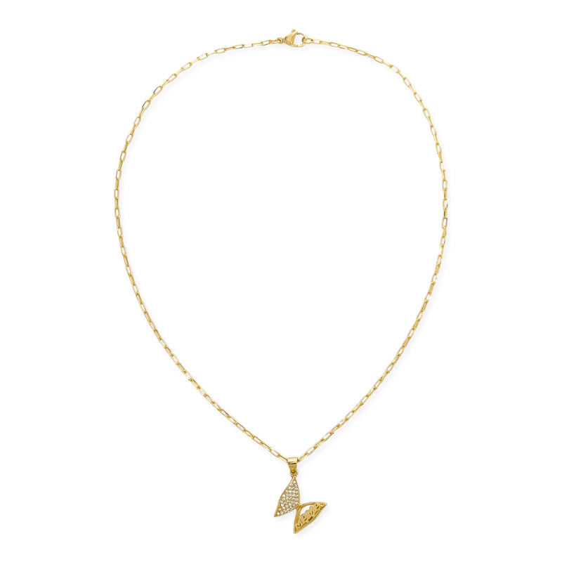 Mama Butterfly Necklace (CR)