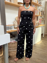 Black & White Polka Dots Jumpsuit