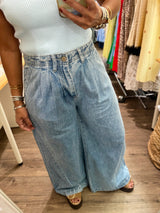 Medium Wash Wide Leg Jeans