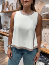 Ivory & Taupe Swing Top