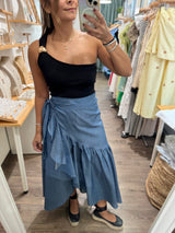 Black One Shoulder Top