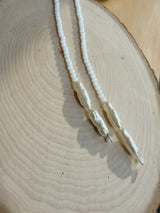 White & Ivory Long Necklace