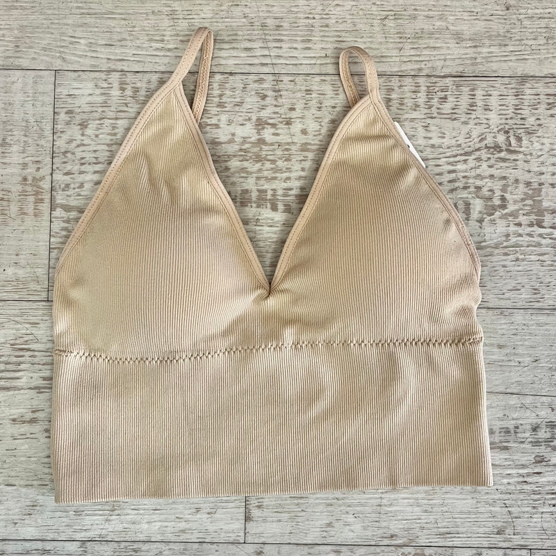 Beige Seamless Bra