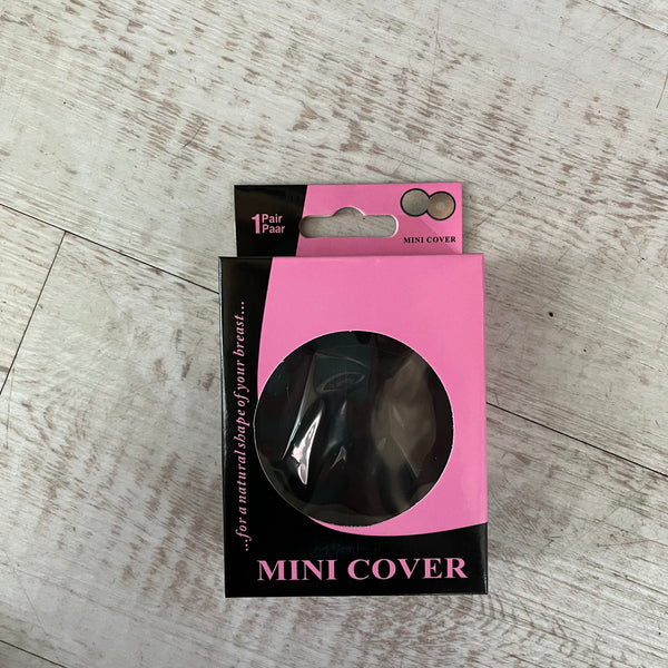 Black Adhesive Breast Mini Cover Pad