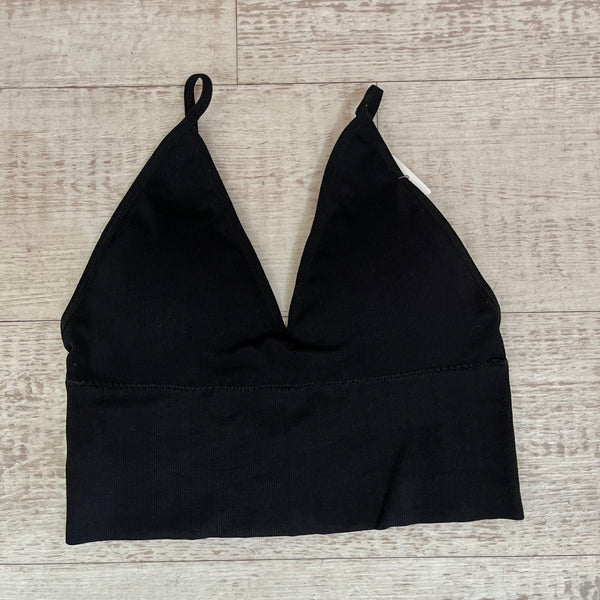 Black Seamless Bra