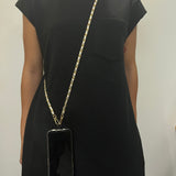 Silver & Gold Crossbody Phone Chain 3