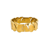 Gold Teardrop Bangle Bracelet (BI)