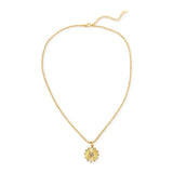 CZ Heart Medallion Necklace (CQ)
