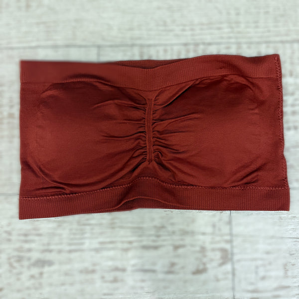 Rust tube top w/ padding