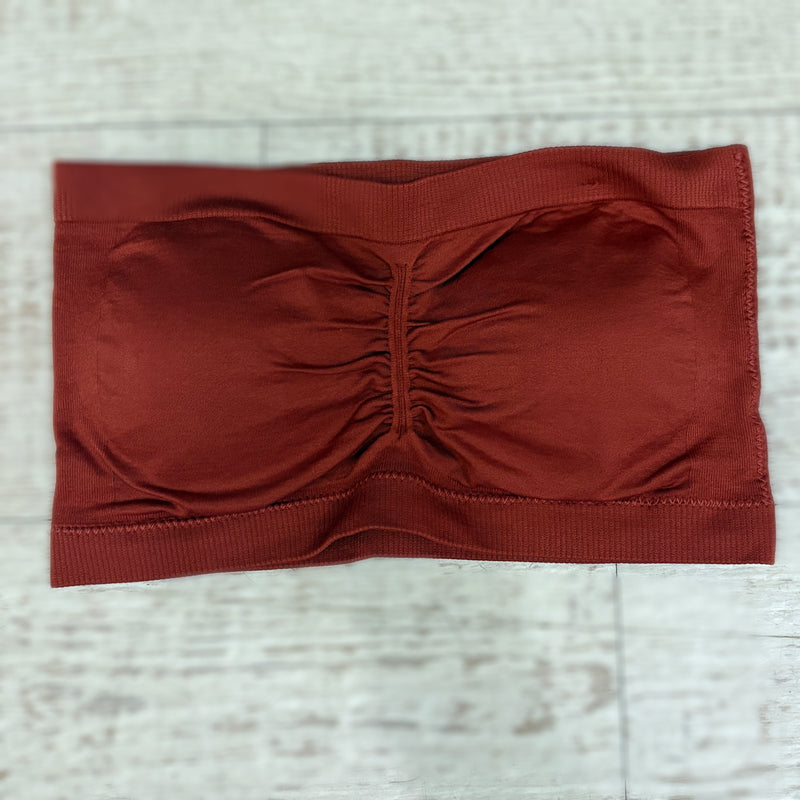 Rust tube top w/ padding