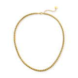 Gold Twisted Chain Necklace (TE)