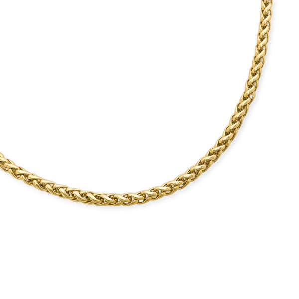 Gold Twisted Chain Necklace (TE)