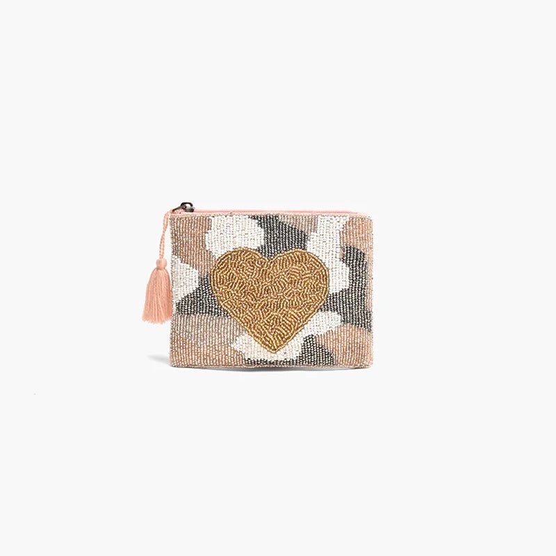 All the Love Beaded Coin Pouch (7 styles available) - Peplum Clothing