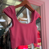 Cap Sleeve Top - Peplum Clothing