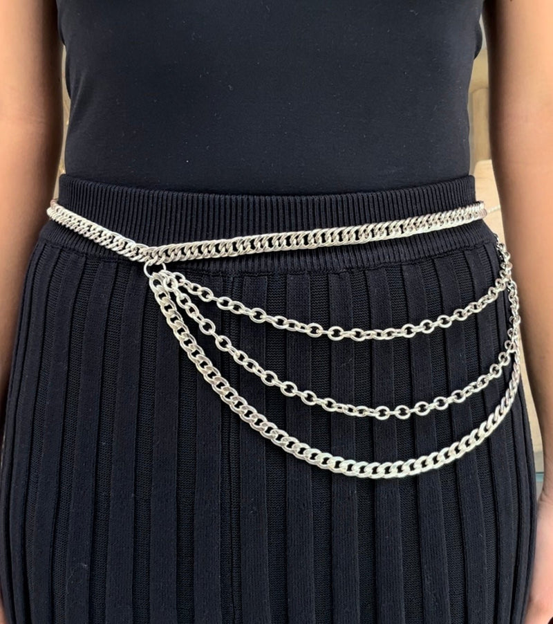 Chain Belt - Peplum Clothing