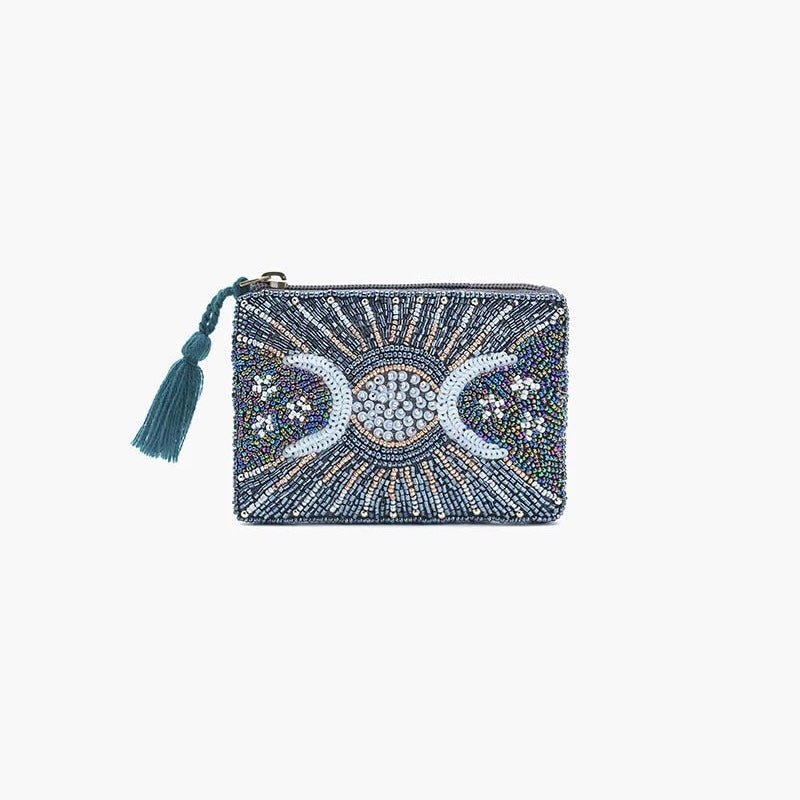 Cosmic Beaded Coin Pouch (4 styles available) - Peplum Clothing