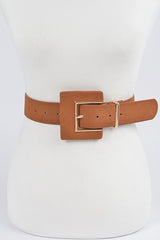 Faux Suede Belt - Peplum Clothing