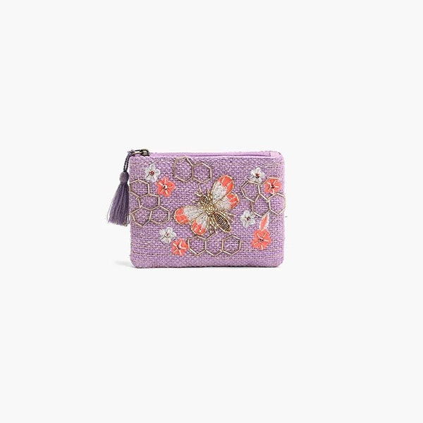 Flowers & Bees Coin Pouch (6 styles available) - Peplum Clothing