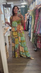 Soleil Print Top & Skirt Set