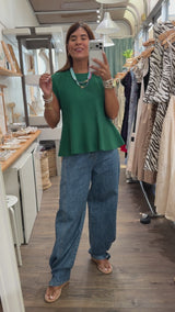 Hunter Green Swing Top