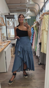 Black One Shoulder Top