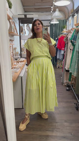 Citrus Top & Skirt Set