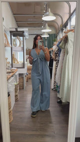 Light Denim Jumpsuit