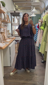 Navy & Brick Polka Dots Set