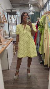 Yellow Polka Dots Dress