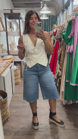 Light Denim Bermuda Short
